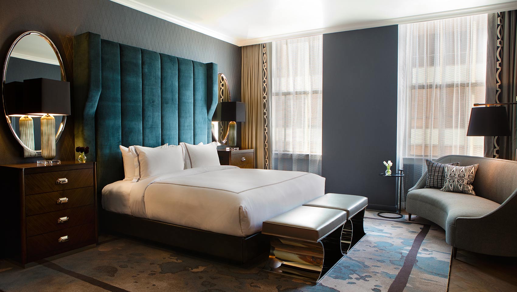 Presidential suite bedroom