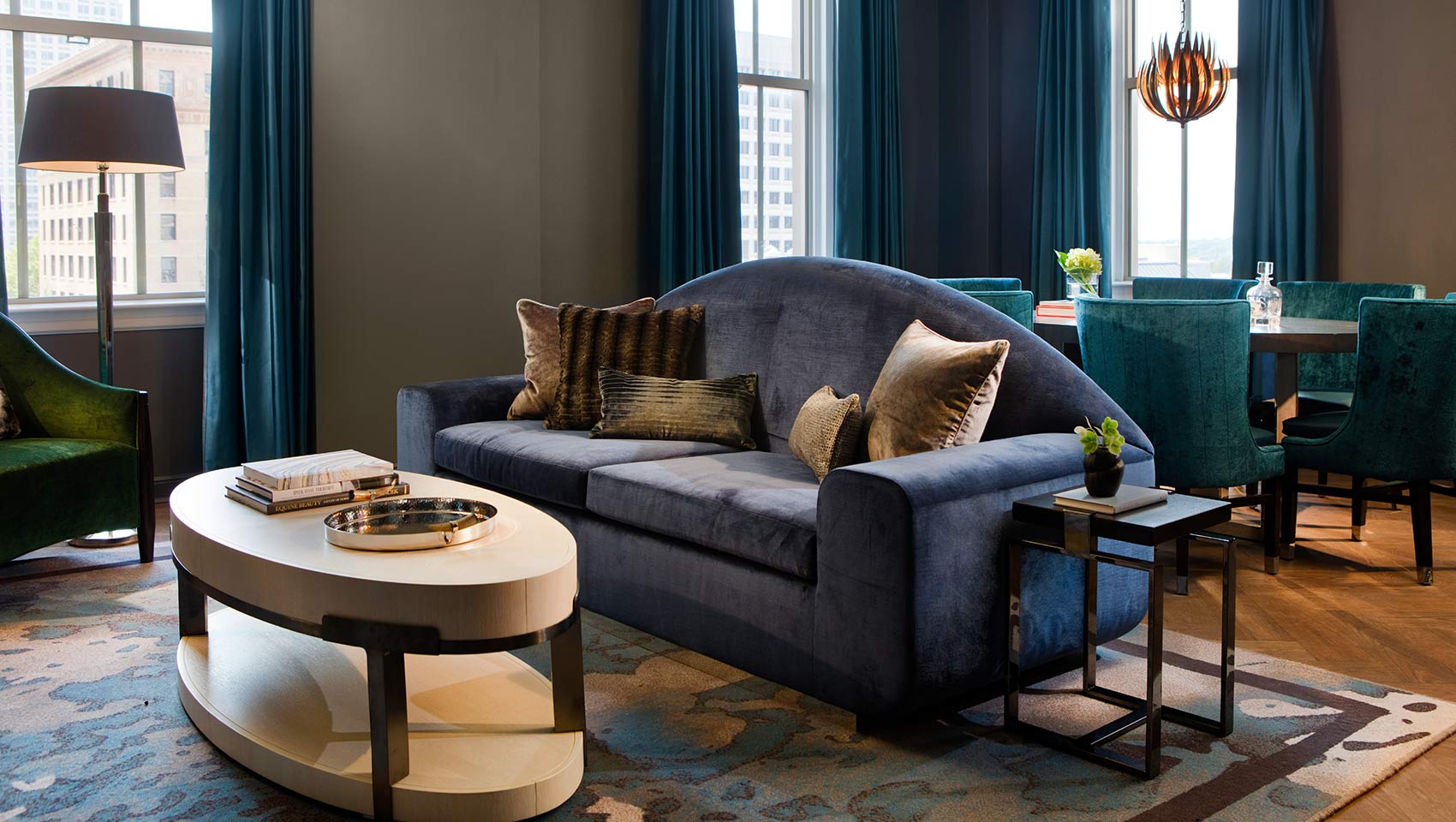 Presidential suite living room