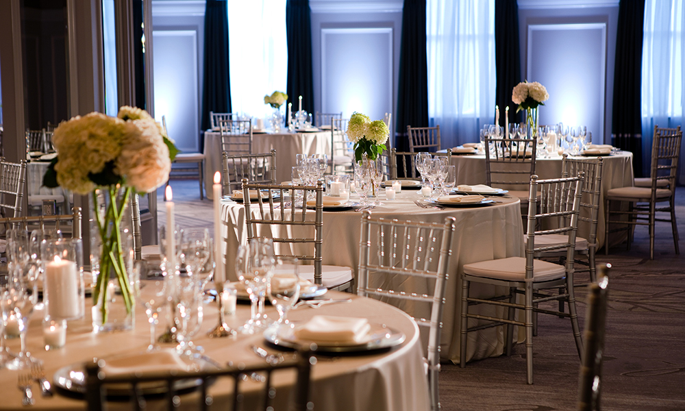 Magnolia Ballroom Reception Tables